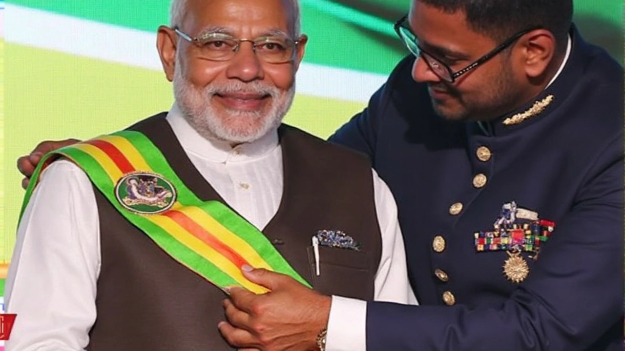 PM Modi Honored with Guyana's Top Civilian Award for Leadership and Collaboration