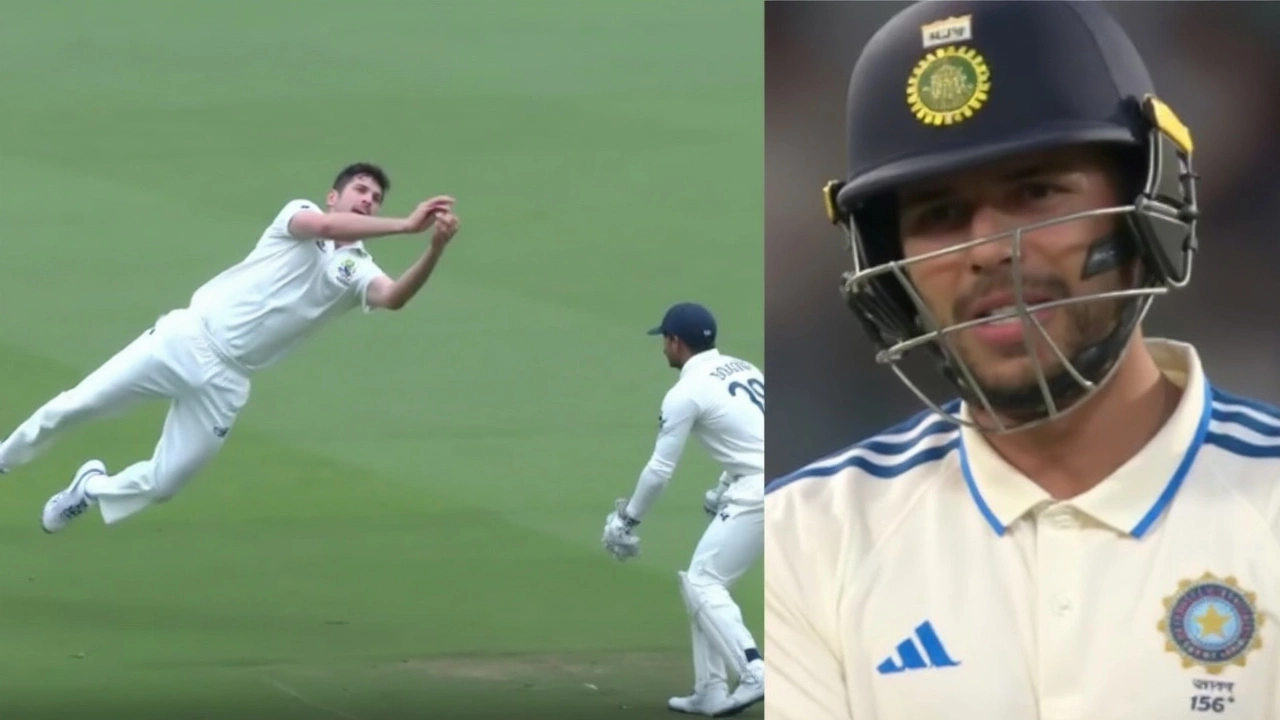 Mitchell Marsh's Dazzling Catch Dismisses Shubman Gill as Australia Tighten Grip on Brisbane Test