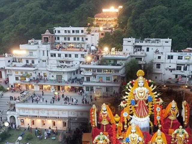 Vaishno Devi Temple Shines for Navratri 2019 with Imported Flowers and Gold-Plated Door