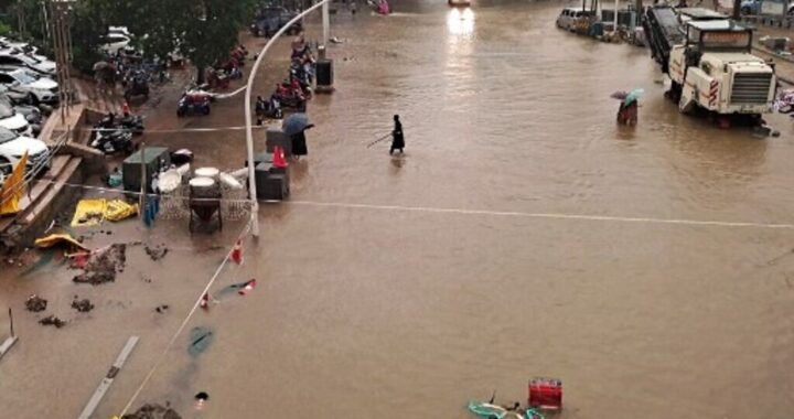 China flood: The rainfall in the region was the heaviest since record-keeping began 60 years ago.
