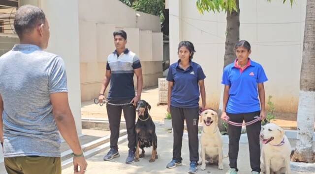 Tamil Nadu Police appoint two women cops as trainee handlers in dog squad