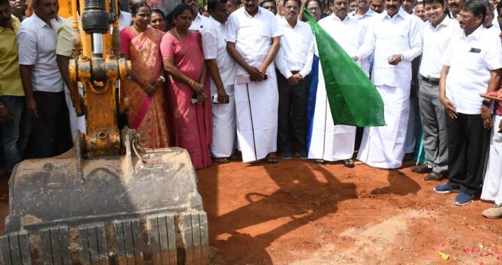 T.N. Ministers launch Western Bypass works in Coimbatore
